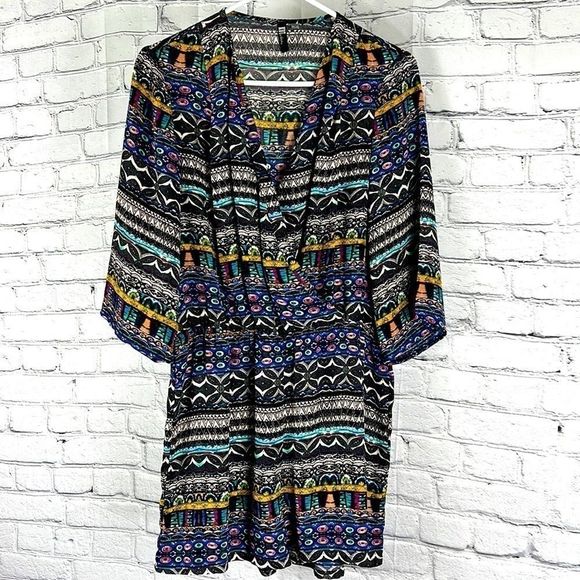Kut for the Kloth romper multicolor tribal print size medium - Picture 1 of 13